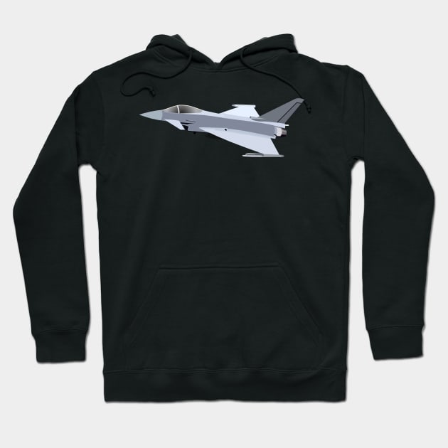 Eurofighter Typhoon Fighter Jet Hoodie by GregFromThePeg